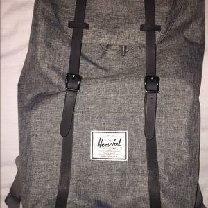 Herschel backpack grey black